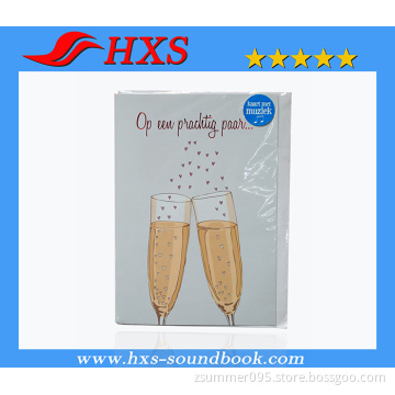 Custom Music Greeting Card or Wedding Greeting Card or Handmade Greeting CARD
